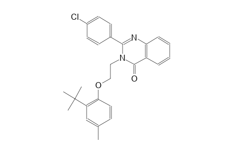 3-[2-(2-tert-butyl-4-methylphenoxy)ethyl]-2-(4-chlorophenyl)-4(3H)-quinazolinone