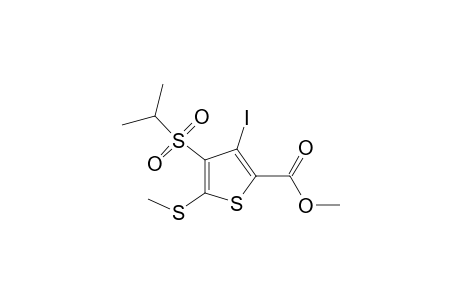 3-iodo-4-(isopropylsulfonyl)-5-(methylthio)-2-thiophenecarboxylic acid, methyl ester