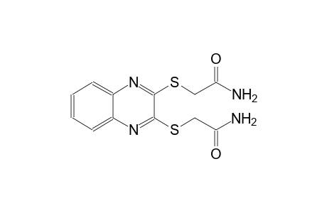 2-(3-Carbamoylmethylsulfanyl-quinoxalin-2-ylsulfanyl)-acetamide