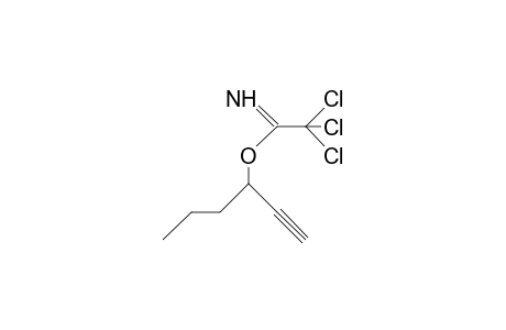 2,2,2-TRICHLOROACETIMIDIC ACID, 1-PROPYL-2-PROPYNYL ESTER