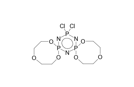 2,2;4,4-BIS(3-OXA-1,5-PENTYLENEDIOXY)DICHLOROCYCLOTRIPHOSPHAZATRIENE