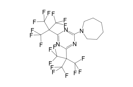 1-(4,6-Bis[2,2,2-trifluoro-1,1-bis(trifluoromethyl)ethyl]-1,3,5-triazin-2-yl)azepane