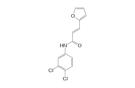 (E)-N-(3,4-dichlorophenyl)-3-(2-furanyl)-2-propenamide