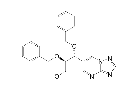 6-[(1R,2S)-1,2-BIS-(BENZYLOXY)-3-HYDROXY-PROPYL]-[1,2,4]-TRIAZOLO-[1,5-A]-PYRIMIDINE