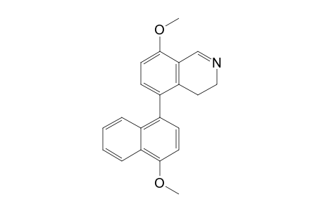 8-Methoxy-5-(4'-methoxynaphthalen-1'-yl)-3,4-dihydroisoquinoline