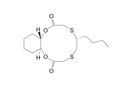 (1S*,6R*,12S*)-6-Butyl-1,12-(tetramethylene)-5,8-dithia-2,11-dioxacyclododecan-3,10-dione