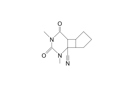 3,5-Diaza-2-cyano-3,5-dimethyl-tricyclo(6.3.0.0/2,7/)undecane-4,6-dione