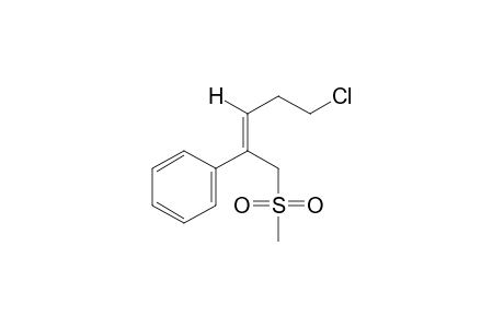 (Z)-5-chloro-2-phenyl-2-pentenyl methyl sulfone