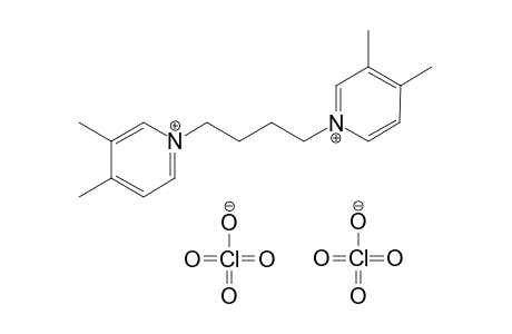 1,1'-tetramethylenebis[3,4-dimethylpyridinium] diperchlorate