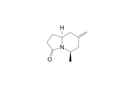 (5R,9S)-5-METHYL-7-METHYLENEINDOLIZIDIN-3-ONE