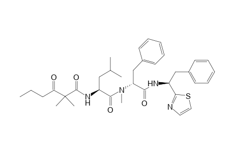 Dolastatin 18 [Dhex-L-leu-N-Me-D-Phe-Doe]