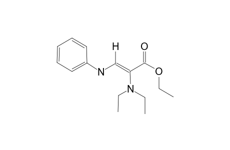 Ethyl (Z)-2-diethylamino-3-phenylaminopropenoate