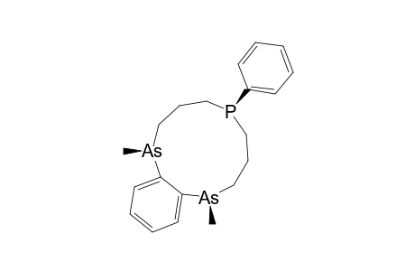 2,10-DIMETHYL-6-PHENYL-2,10-DIARSA-6-PHOSPHABICYCLO-[9.4.0]-PENTADECA-1(11),12,14-TRIENE