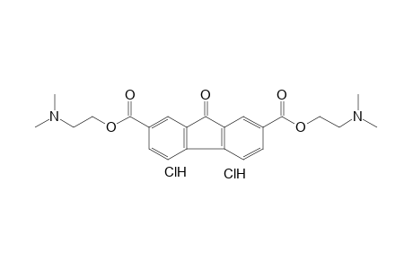 9-oxofluorene-2,7-dicarboxylic acid, bis[2-(dimethylamino)ethyl]ester, dihydrochloride