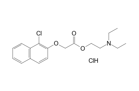 [(1-CHLORO-2-NAPHTHYL)OXY]ACETIC ACID, 2-(DIETHYLAMINO)ETHYL ESTER, HYDROCHLORIDE