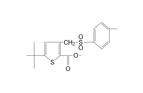 5-tert-butyl-3-[(p-tolylsulfonyl)methyl]-2-thiophenecarboxylic acid, methyl ester