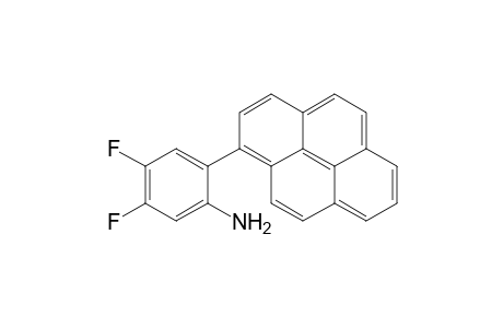 Benzenamine, 4,5-difluoro-2-(1-pyrenyl)-