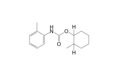 o-methylcarbanilic acid, 2-methylcyclohexyl ester