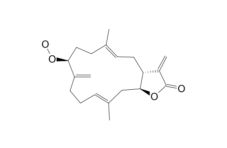 (1R*,7S*,14S*,3E,11E)-7-HYDROPEROXYCEMBRA-3,8(19),11,15(17)-TETRAEN-16,14-OLIDE