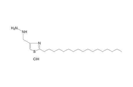 2-heptadecyl-4-(hydrazinomethyl)thiazole, monohydrochloride