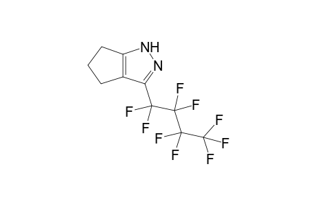 3-PERFLUOROBUTYL-5,6-DIHYDRO-1,4-H-CYCLOPENTA-[D]-PYRAZOLE