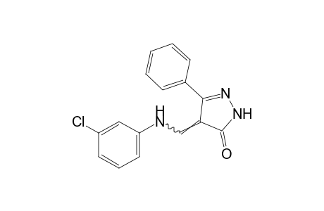 4-[(m-chloroanilino)methylene]-3-phenyl-2-pyrazolin-5-one