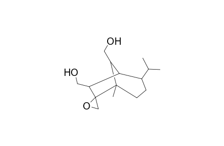 Spiro-6-(bicyclo[3.2.1]octane)-2'-(oxirane), 7,8-di(hydroxymethyl)-5-methyl-2-isopropyl-