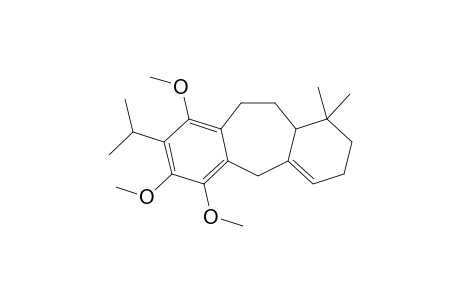 8-Isopropyl-6,7,9-trimethoxy-1,1-dimethyl-2,3,5,10,11,11a-hexahydro-1H-dibenzo[a,d][7]annulene