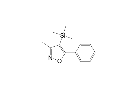 Trimethyl-(3-methyl-5-phenyl-1,2-oxazol-4-yl)silane