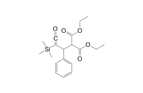 2-PHENYL-3-TRIMETHYLSILYL-4-OXO-3-BUTENYLPROPANEDIOIC-ACID-DIETHYLESTER