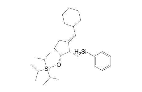 (3E,1R*,2S*)-3-(Cyclohexylmethylene)-2-[(phenylsilyl)methyl]-1-[(triisopropylsilyl)oxy]cyclopentane