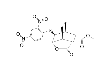 Methyl-(2sr, 10RS)-2-(2',4'-dinitrophenylthio)-4-oxa-5-oxotricyclo-[4.3.1.0(3,7)]-decan-10-carboxylate