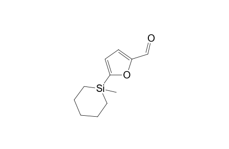 5-(1-Methylsilinan-1-yl)furan-2-carbaldehyde