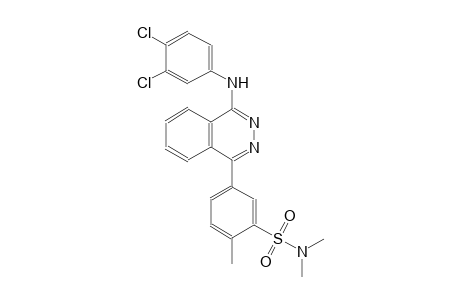 5-[4-(3,4-dichloroanilino)-1-phthalazinyl]-N,N,2-trimethylbenzenesulfonamide