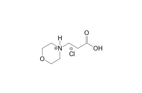 4-Morpholinepropionic acid, hydrochloride