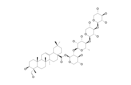 28-O-[XYLOPYRANOSYL-(1->3)-XYLOPYRANOSYL-(1->4)-RHAMNOPYRANOSYL-(1->2)-XYLOPYRANOSYL]-GYPSOGENIN-ESTER