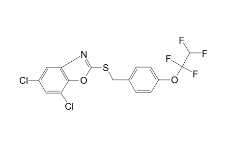 benzoxazole, 5,7-dichloro-2-[[[4-(1,1,2,2-tetrafluoroethoxy)phenyl]methyl]thio]-