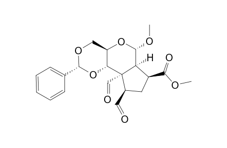 #9;(1S,2S,4R,7R,9S,10S,11S,13R)-1,13-DICARBALDEHYDE-9-METHOXY-4-PHENYL-3,5,8-TRIOXATRICYCLO-[8.3.0(1,10).0(2,7)]-TRIDECANE-11-CARBOXYLIC-ACID-METHYLESTER