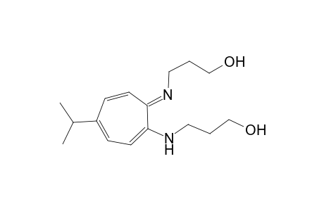 3-[[2-[(3-HYDROXYPROPYL)-AMINO]-5-ISOPROPYL-2,4,6-CYCLOHEPTATRIEN-1-YLIDENE]-AMINO]-1-PROPANOL