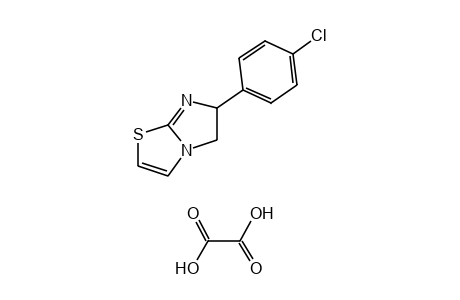 6-(p-CHLOROPHENYL)-5,6-DIHYDROIMIDAZO[2,1-b]THIAZOLE, OXALATE