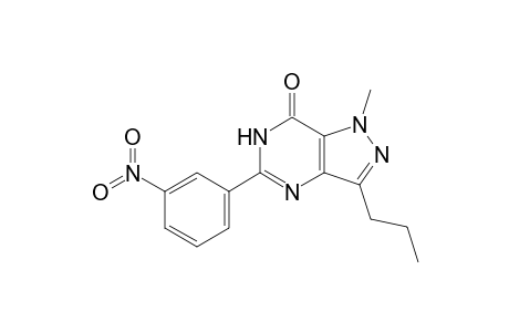 1-Methyl-5-(3-nitrophenyl)-3-propyl-4H-pyrazolo[4,3-d]pyrimidin-7-one