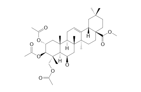 METHYL-TERMINOLATE-TRIACETATE;METHYL-2-ALPHA,3-BETA,23-TRIACETOXY-6-BETA-HYDROXY-OLEAN-12-EN-28-OATE