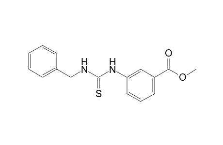 m-(3-benzyl-2-thioureido)benzoic acid, methyl ester