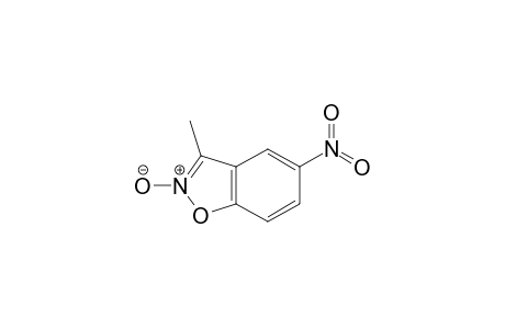 3-Methyl-5-nitro-2-oxidanidyl-1,2-benzoxazol-2-ium