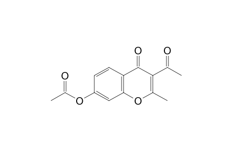 3-acetyl-7-hydroxy-2-methylchromone, acetate (ester)