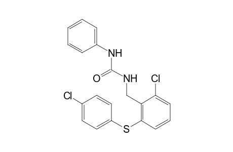 1-{2-chloro-6-[(p-chlorophenyl)thio]benzyl}-3-phenylurea