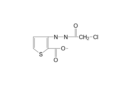 3-[2-(chloroacetyl)hydrazino]-2-thiophenecarboxylic acid, methyl ester