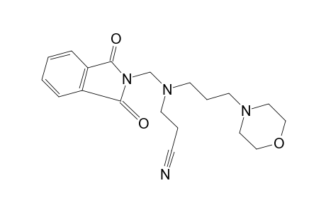 3-[(3-morpholinopropyl)(phthalimidomethyl)amino]propionitrile