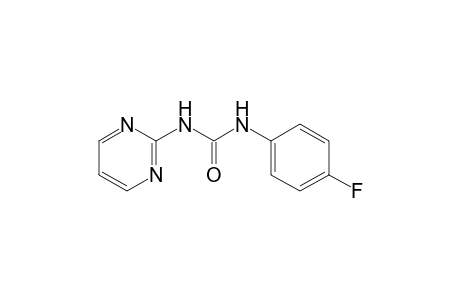 1-(p-fluorophenyl)-3-(2-pyrimidinyl)urea