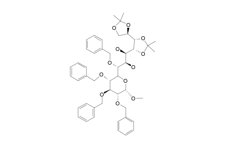 METHYL-2,3,4,6-TETRA-O-BENZYL-9,10:11,12-DI-O-ISOPROPYLIDENE-D-ERYTHRO-L-MANNO-ALPHA-D-GLUCO-L-IDO-ALPHA-D-GLUCO-DODECA-1,5-PYRANOSIDE